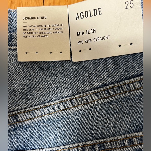SOLD AGOLDE MIA JEANS - Picture 5 of 5